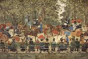 Maurice Prendergast Central Park, Sweden oil painting artist